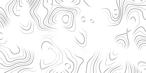 Fototapeta premium Abstract topographic map contour lines pattern vector background design with topography background
