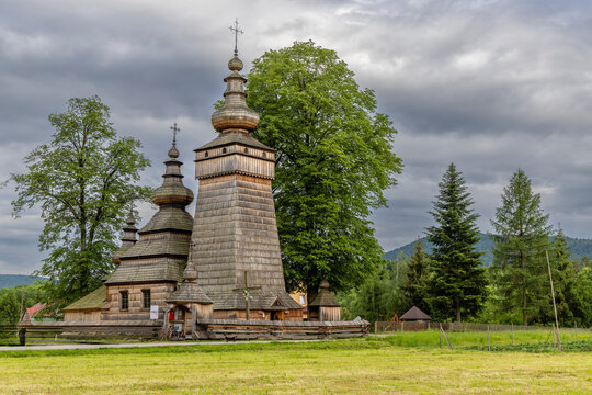 Saint Paraskevi church, UNESCO site, Kwiaton, Lesser Poland Voivodeship, Poland