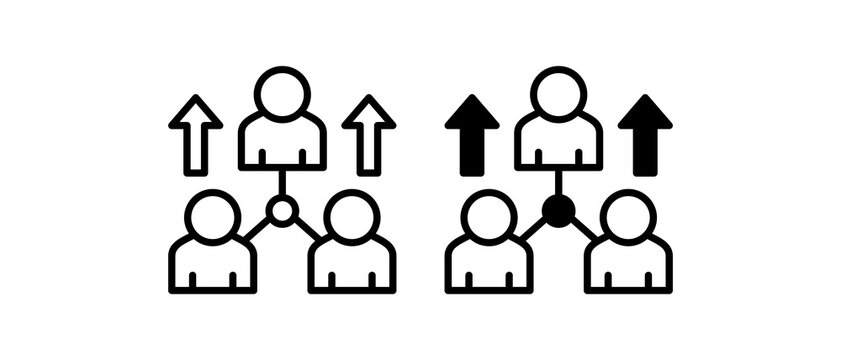Team Alignment Icon Sheet Multiple Style Collection 