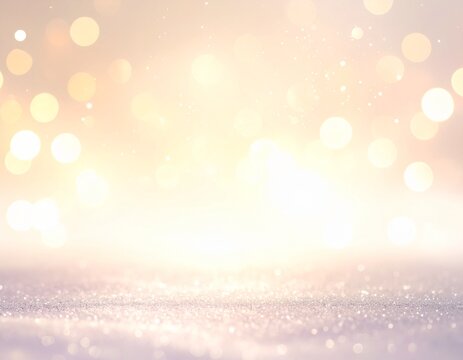 素材　背景　Dreamy pastel bokeh background with soft flower silhouette

