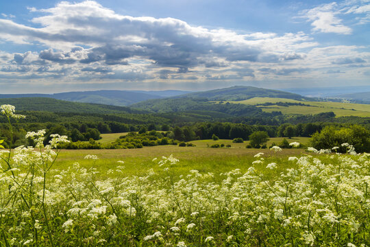 Landscape Kubikuv vrch near Javorn&iacute;k and Nova Lhota,  White Carpathians, Czech Republic