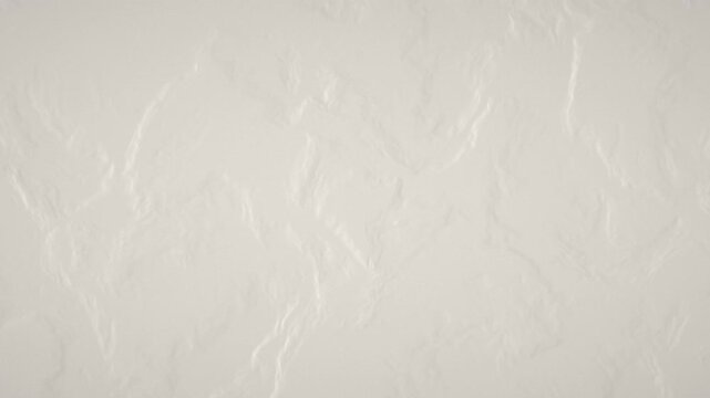 White stucco wall texture motion background with plaster relief detail 4K loop