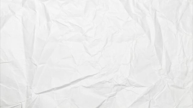 white crumpled paper