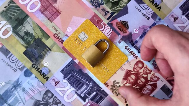 Blocking of a bank debit card, account, or bill, fraud, or bankruptcy. Blocking of a bank card