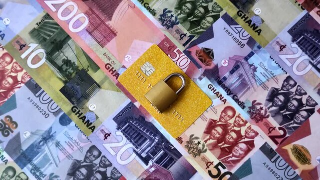 Blocking of a bank debit card, account, or bill, fraud, or bankruptcy. Blocking of a bank card
