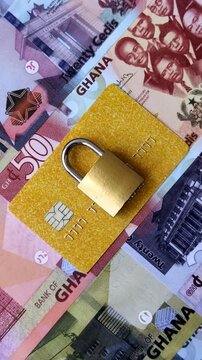 Blocking of a bank debit card, account, or bill, fraud, or bankruptcy. Blocking of a bank card