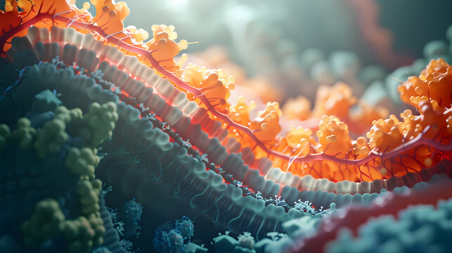 Detailed 3D plasma physics visualization showing glowing energy waves in a futuristic field.