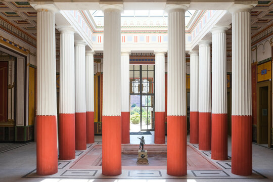 casa romana antiga pomp&eacute;ia reconstru&ccedil;&atilde;o italia decora&ccedil;&atilde;o interior romanos