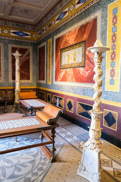 casa romana antiga pomp&eacute;ia reconstru&ccedil;&atilde;o italia decora&ccedil;&atilde;o interior romanos