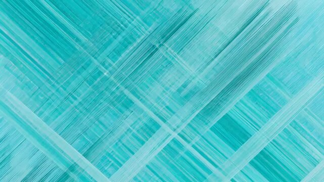?Abstract turquoise pattern animation with dynamic geometric lines in motion