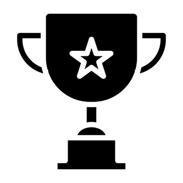 Reward System Vector Glyph Icon Design
