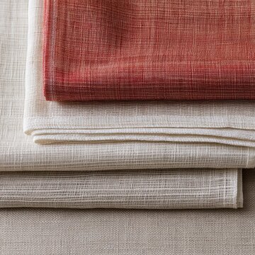 Neatly Folded Still Life of Three Lungis in Studio Setting