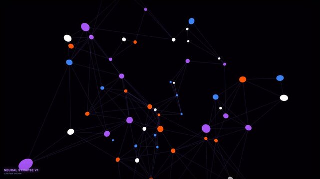 Abstract Blue Hexagon Motion Graphics Background