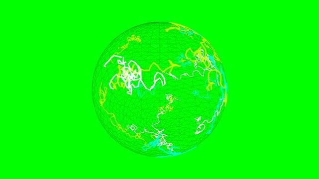 Abstract Motion Graphic Hello Text Overlay Animation