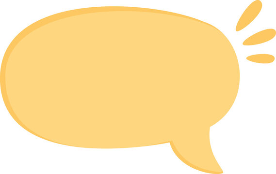 chat bubble hand drawn simple