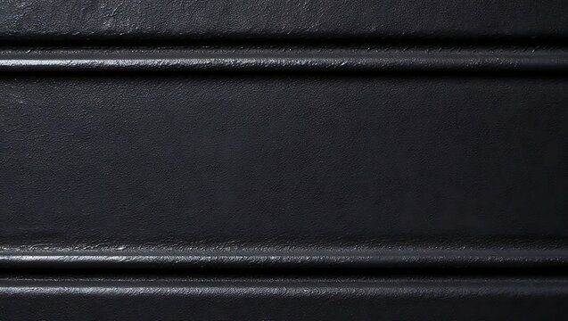 A horizontal view of a dark, subtly textured surface with parallel lines.