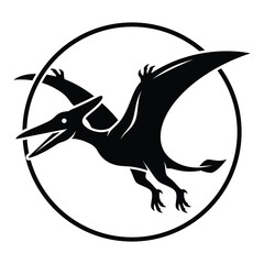Pterodactyl Flying Dinosaur Prehistoric Reptile Graphic © Fatema Artworks