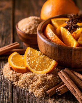 Spicy Orange Sugar Ingredients for Cooking