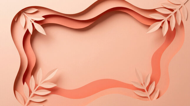 background paper cut concept