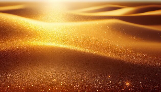 Abstract Golden Sand Grainy Background Noise Texture Gradient Shape Design Wallpaper Backdrop Banner Poster Header Shimmering Beach Surface With Warm Inviting Summer Sparkle