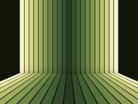Retro perspective lines rainbow background