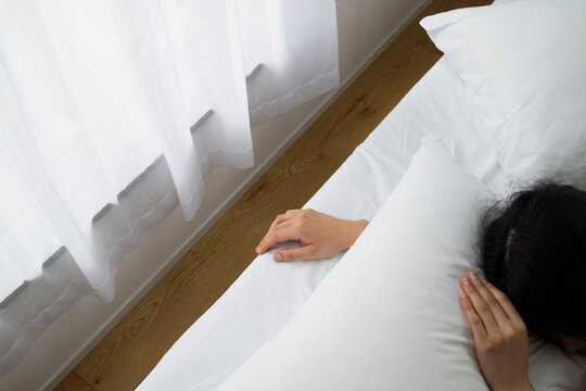 Waking Up in Bright White Bed