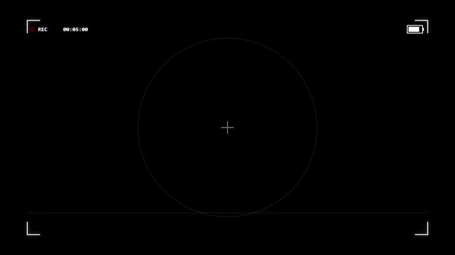 Camera Viewfinder Recording HUD Screen Overlay Loop