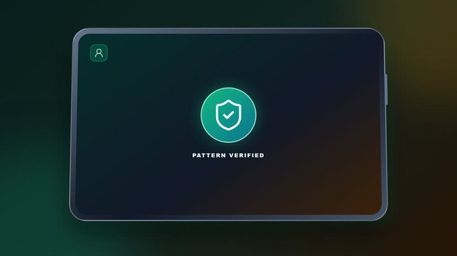 Pattern Lock Verification on a Digital Tablet