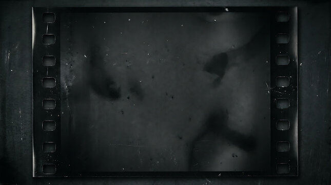 Dark Charcoal Film Texture Scrat