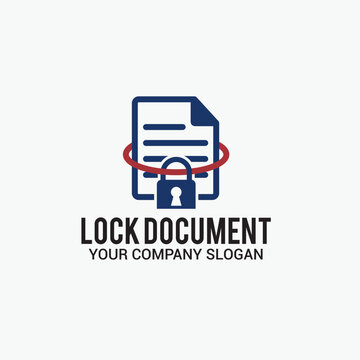 Lock Document Logo