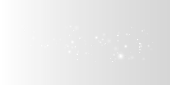 White sparks and golden stars glitter special light effect. Vector sparkles on transparent background. Christmas abstract	
