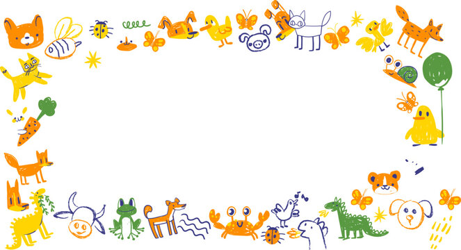 Cute Animals Frame
