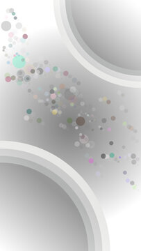 Minimalist white abstract background featuring soft grey overlapping geometric paper cut layers and subtle shadows. Perfect for corporate presentations, modern banners, and clean backdrops.