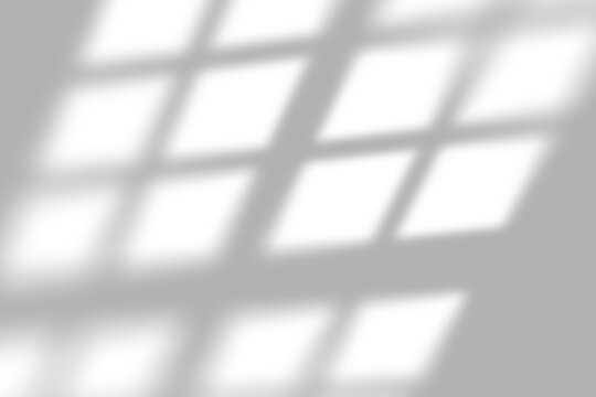 Transparent window shadow overlay template