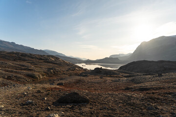 Landscapes of East Greenland's Fjords in summer © Michael