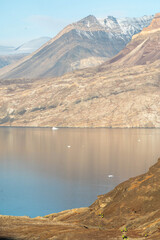 Landscapes of East Greenland's Fjords in summer © Michael