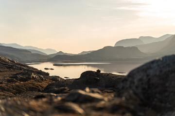 Landscapes of East Greenland's Fjords in summer © Michael