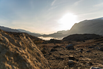 Landscapes of East Greenland's Fjords in summer © Michael