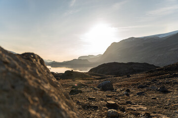 Landscapes of East Greenland's Fjords in summer © Michael