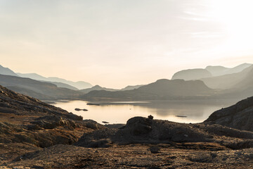Landscapes of East Greenland's Fjords in summer © Michael