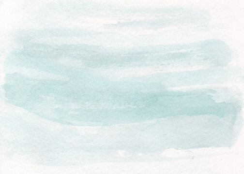 Abstract watercolor hand painted background. Soft colors wet effect hand drawn canvas aquarelle texture.	