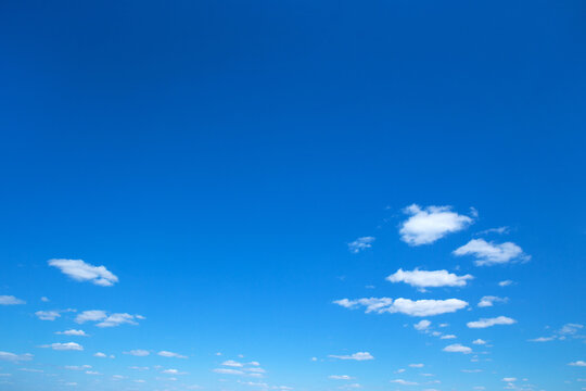  sky background with tiny clouds. blue sky . nature background