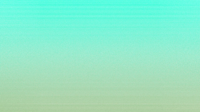 Abstract cyan vector background with mint green gradient horizontal fine line noise grain texture canvas backdrop art