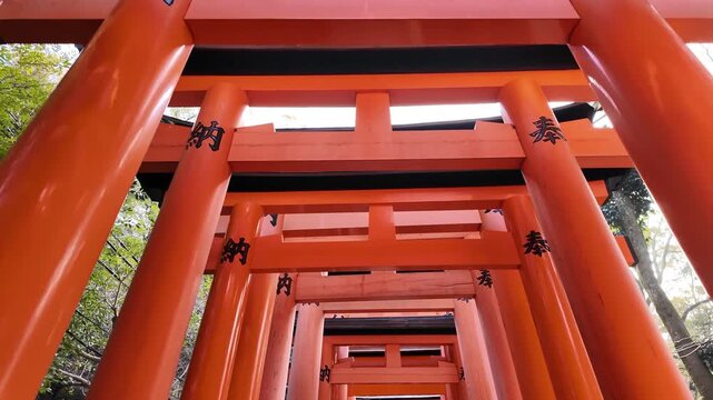 Fushimi Inari-taisha Gate(Fushimiinari-taisha) to heaven, Kyoto, Japan