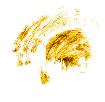 Wet mud, texture isolated on white transparent background, top view.