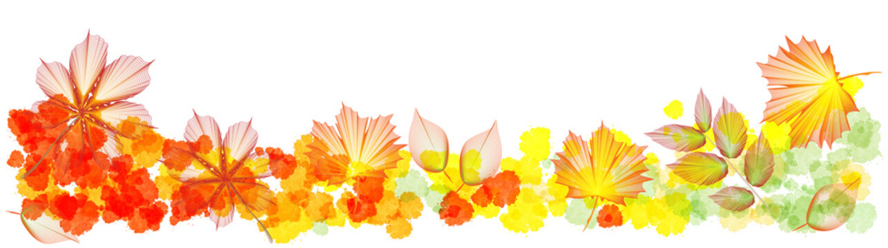 Banner herbstlich zart
