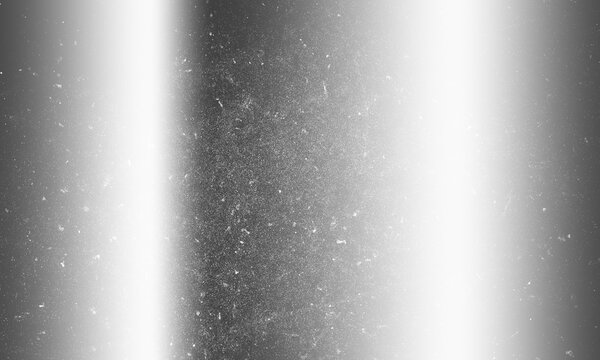 Silver metal texture with bright reflections and dust particles for industrial design background Background