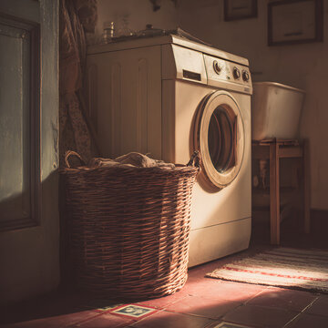 washing machine and laundry