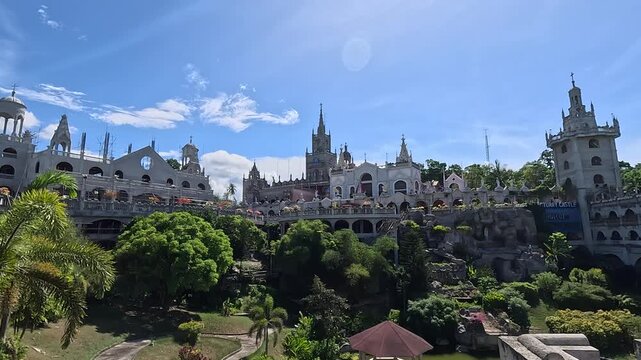 Majestic Monastery of the Holy Eucharist Simala Shrine castle church in Cebu Philippines