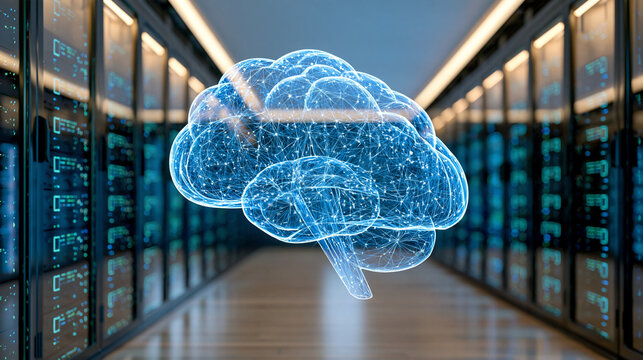 Autonomous AI agents optimizing cloud resources to reduce unnecessary computing workloads, intelligent resource management, cloud efficiency, AI infrastructure, data center